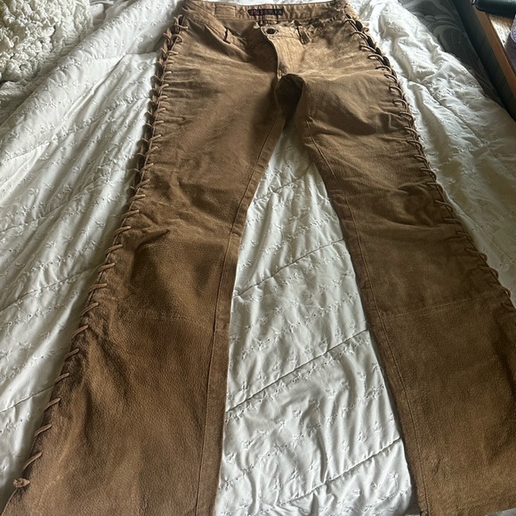 Suede y2k vintage mudd pants - Picture 5 of 6